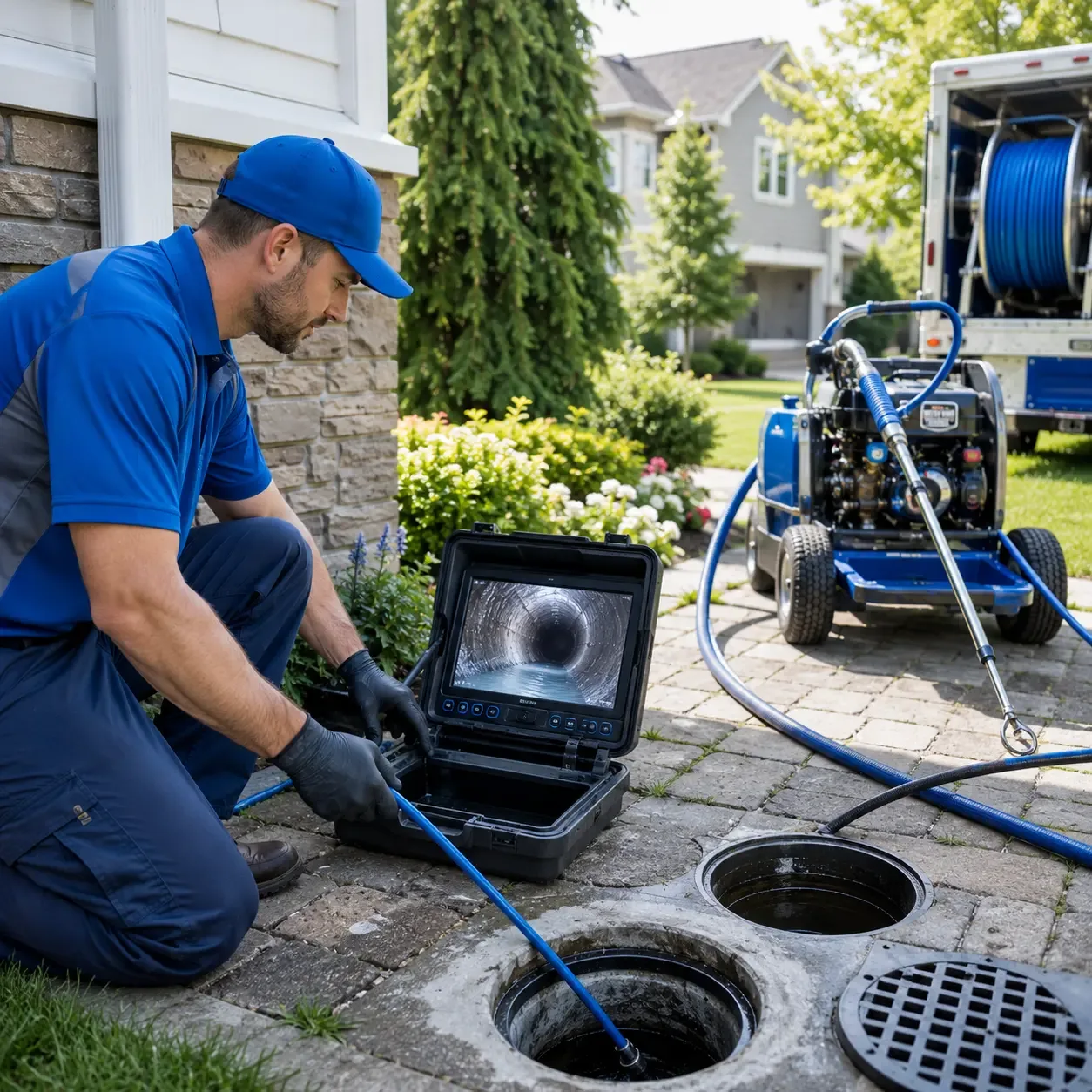 Outdoor drain cleaning professionals serving Elmwood, IL